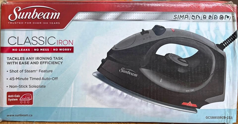 Sunbeam Classic Steam Iron