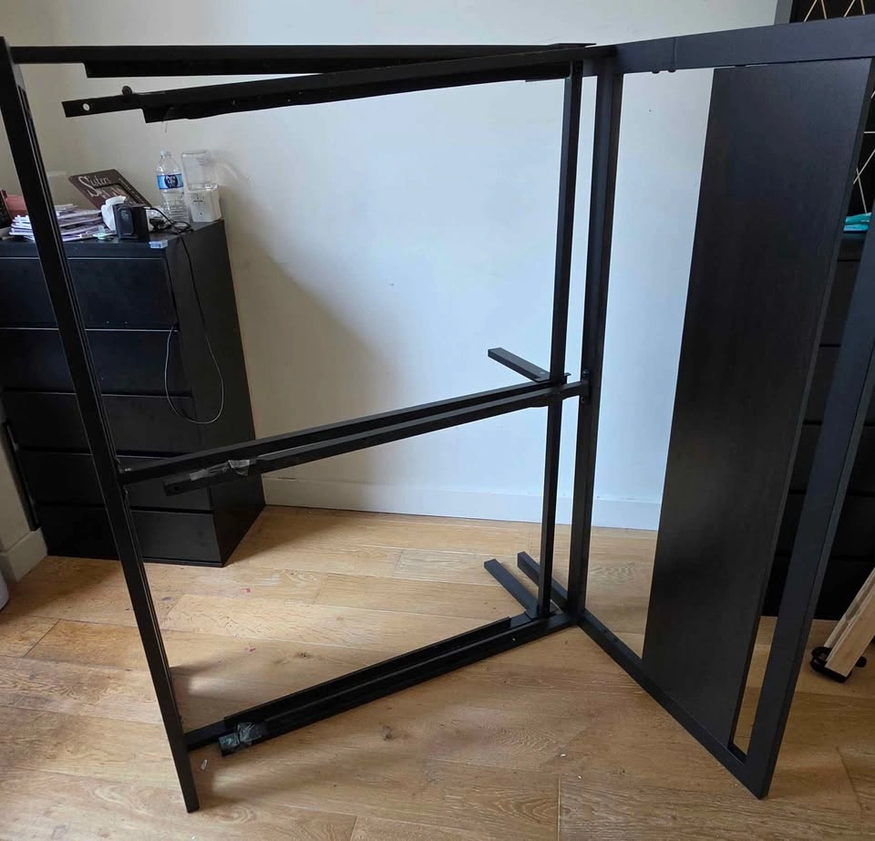 Full-Size Platform Bed – Black - photo 2