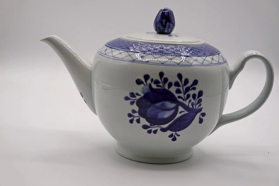 Royal Copenhagen China Trio - Teapot, Pitcher, Vase