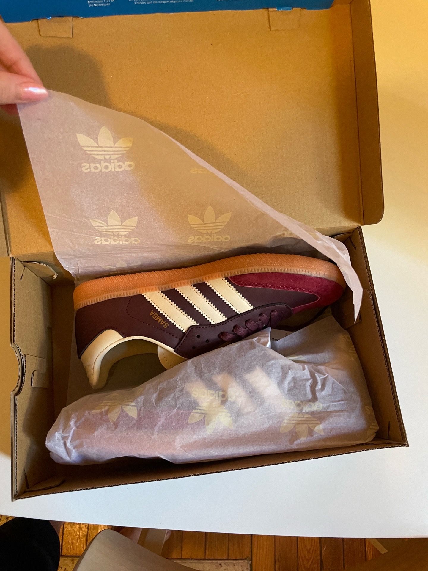 New Maroon Men's Sambas Size 7.5 - photo 2