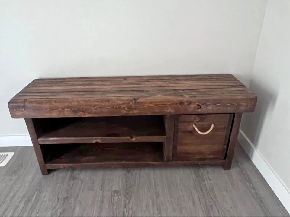 Custom decorative bench