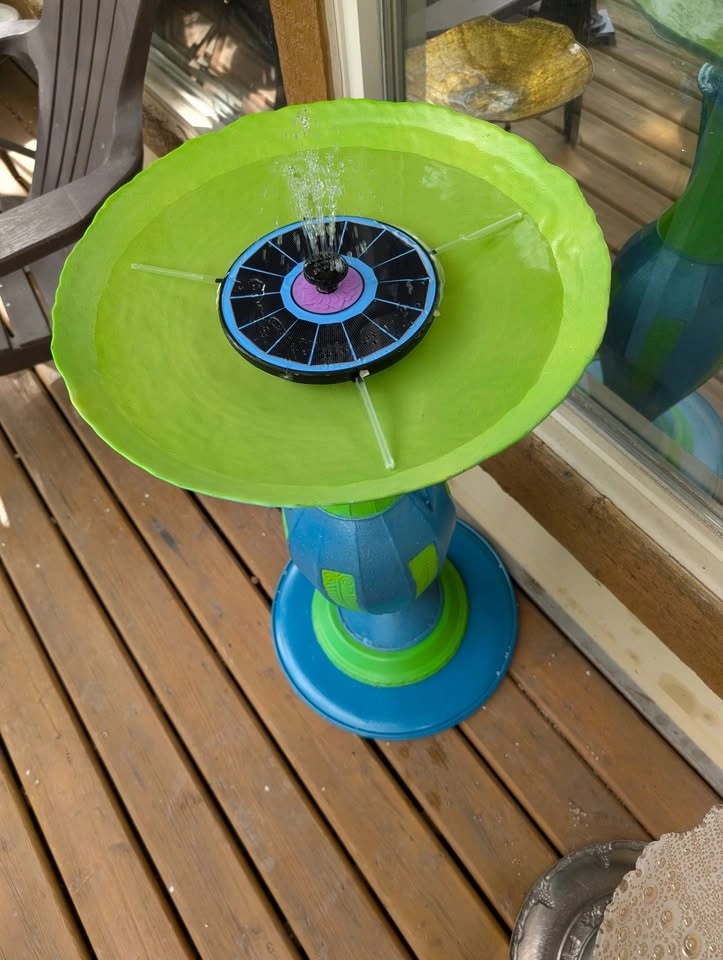 Stunning 31" Handcrafted Birdbath - photo 2