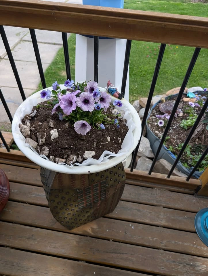 Charming 27" Handcrafted Garden Birdbath— Weighted, Unique & Ful - photo 4