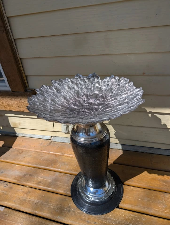 Small-Space Birdbath Beauty – Recycled, Repurposed, Ready to Shi - photo 2