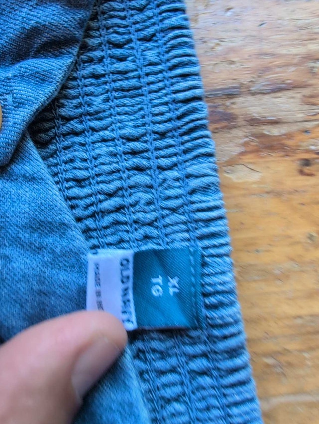 Old Navy Denim-Look Jumpsuit - XL - photo 2