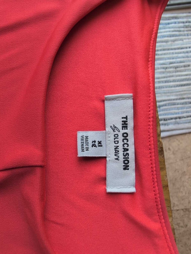 Old Navy Dress Woman's XL Coral Maxi - photo 3
