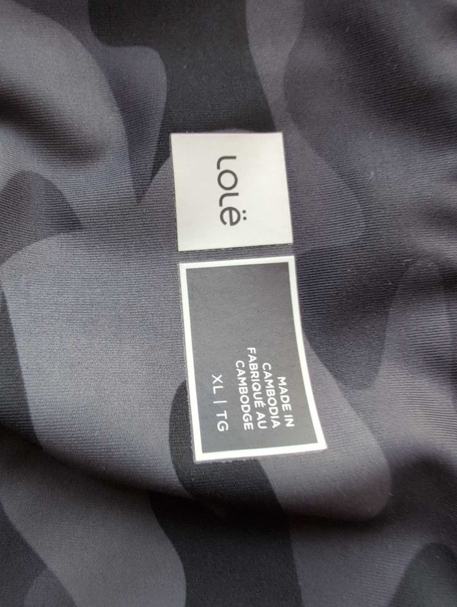 Lole Leggings Woman's Black Camo XL - photo 3