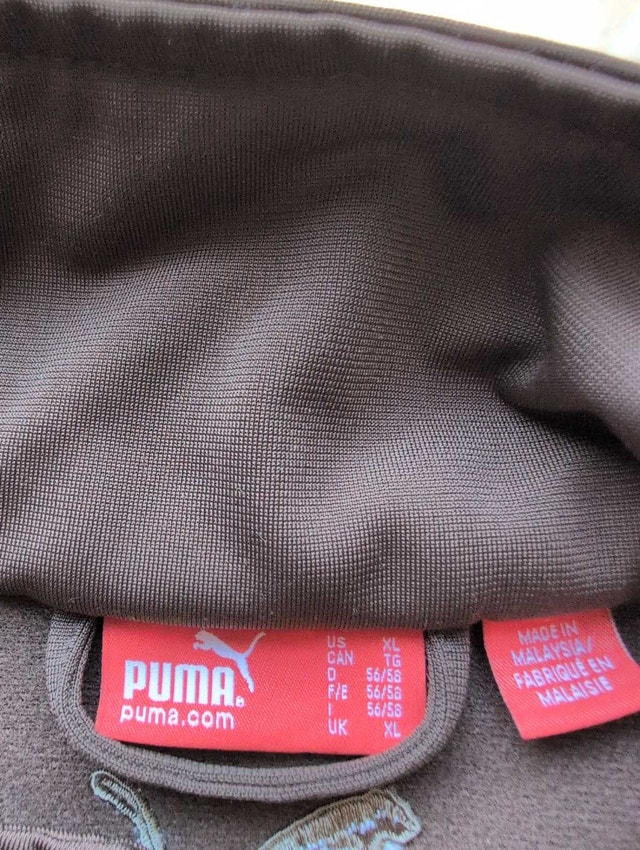 Puma Track Jacket Brown Mens XL - photo 2