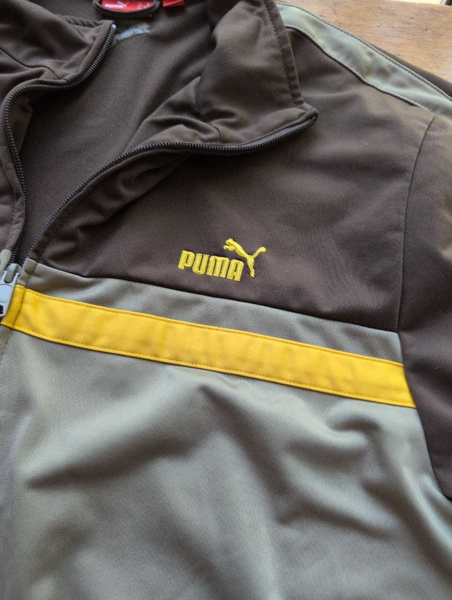 Puma Track Jacket Brown Mens XL - photo 3