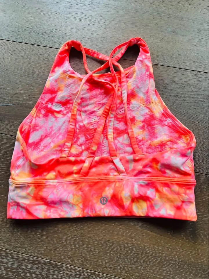 Lululemon Tie Dye Energy Longline Bra Size 6 - photo 2
