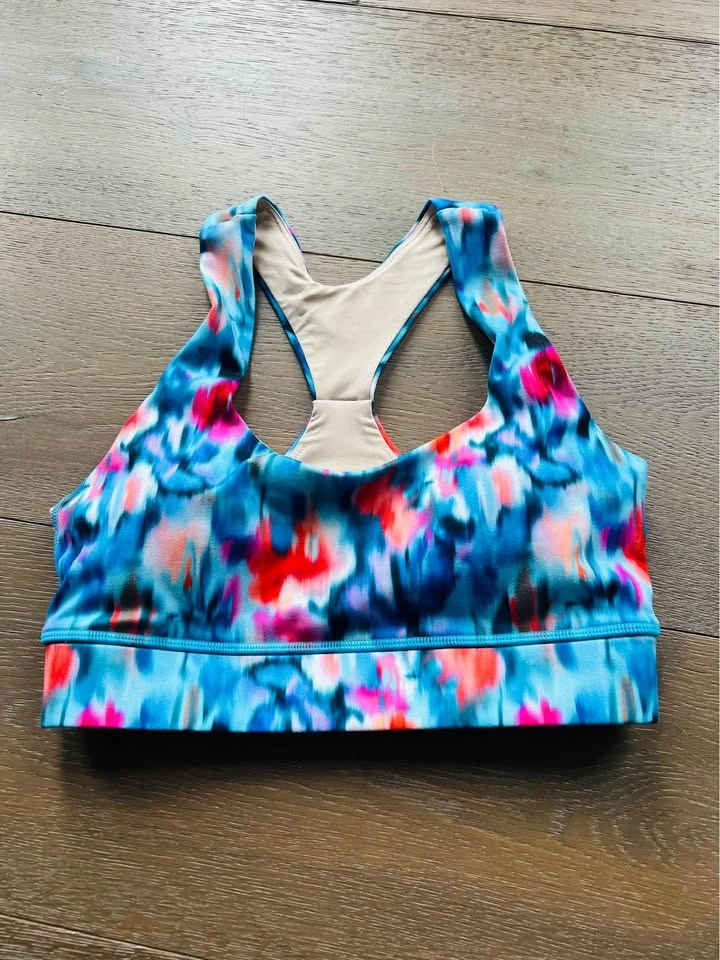 Lululemon Tie Dye Energy Longline Bra Size 6 - photo 3
