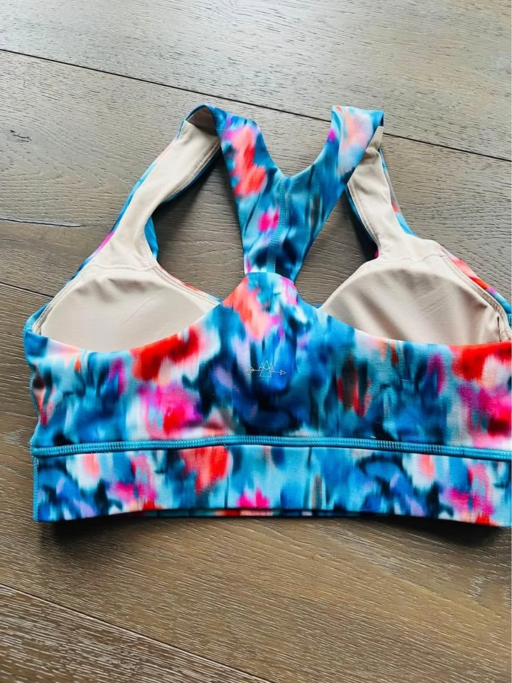 Lululemon Tie Dye Energy Longline Bra Size 6 - photo 4
