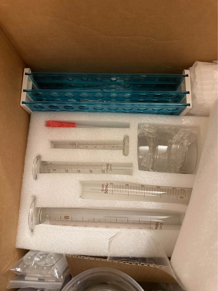 Home Lab Materials: Incubator, Tubes, Scale, Burner, Flasks, Rac - photo 3