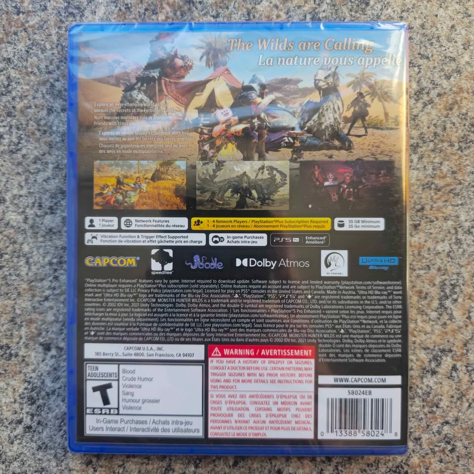 BRAND NEW Monster Hunter Wilds (PS5) - Sealed - photo 2