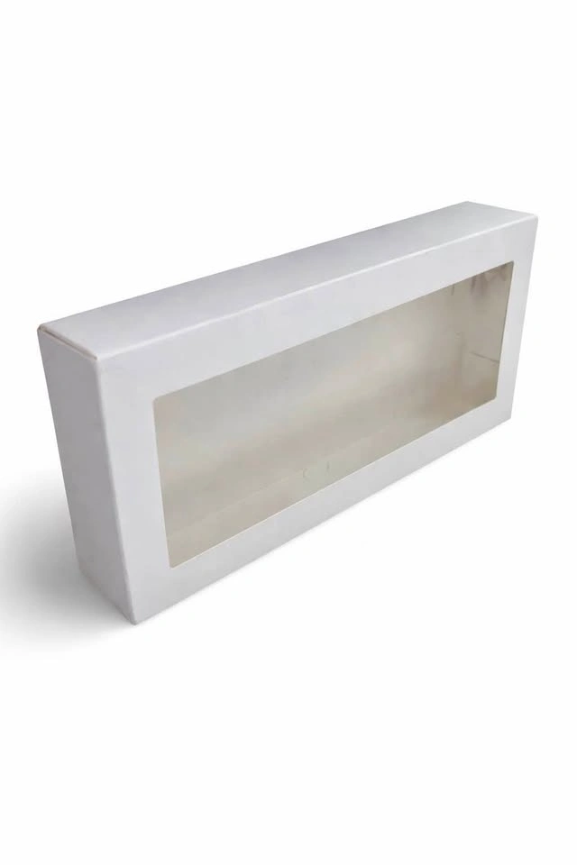 12” White Bakery Boxes with Window – New – Cookie/ Treat Boxes