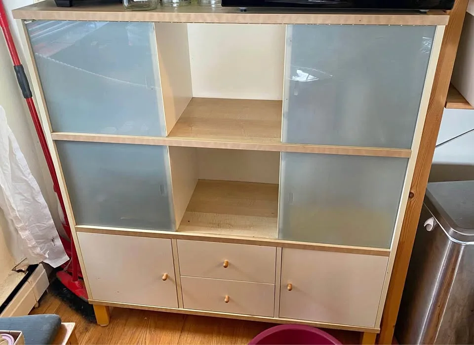 Stylish IKEA Bar / Storage Bookshelf (Pick-Up Only)