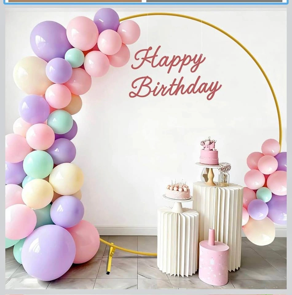 Elegant 7.2FT Round Backdrop Stand – Perfect for Birthdays, Baby