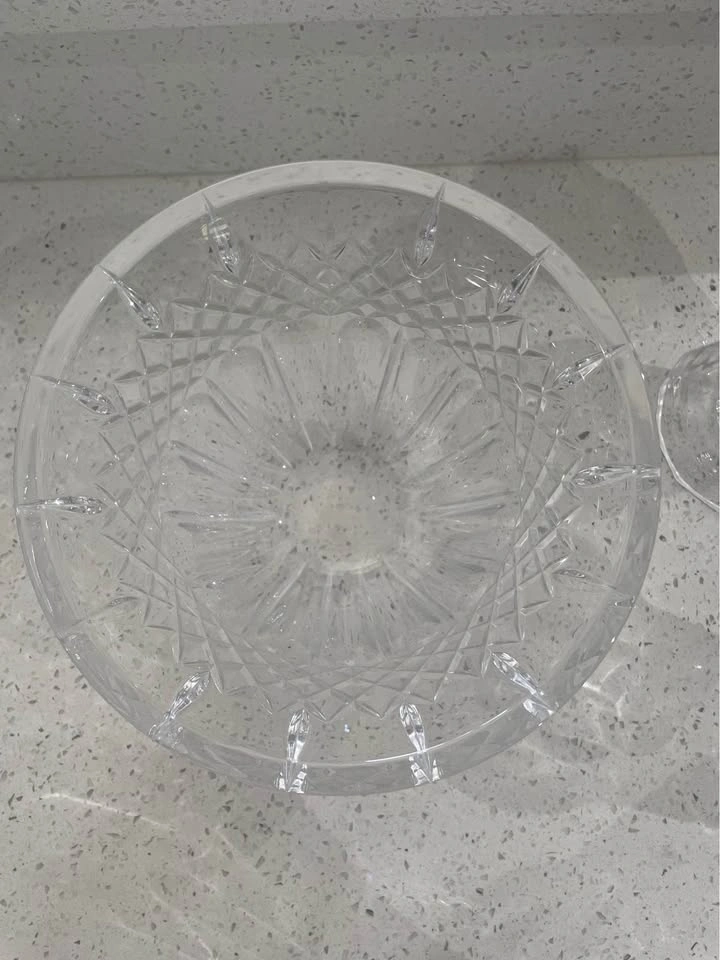 Clear Cut Glass Bowls & Dishes Set - photo 4