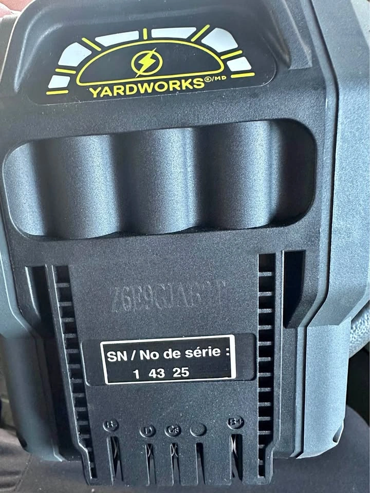 Yard works 48v 4ah battery only