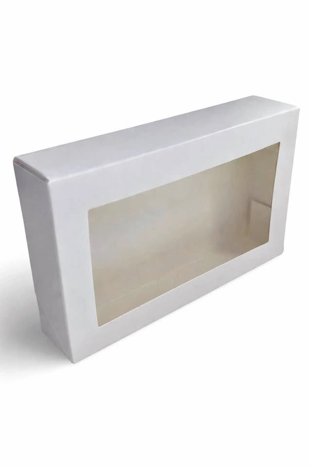 8” White Bakery Boxes with Window – New – Cookie / Treat Boxes