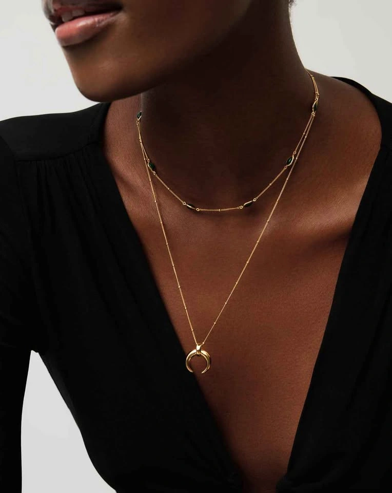 Missoma × Lucy Williams Large Horn Pendant Necklace - photo 3