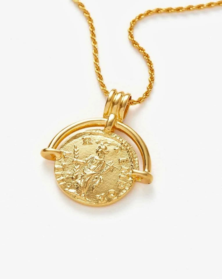 Missoma × Lucy Williams Roman Arc Coin Necklace