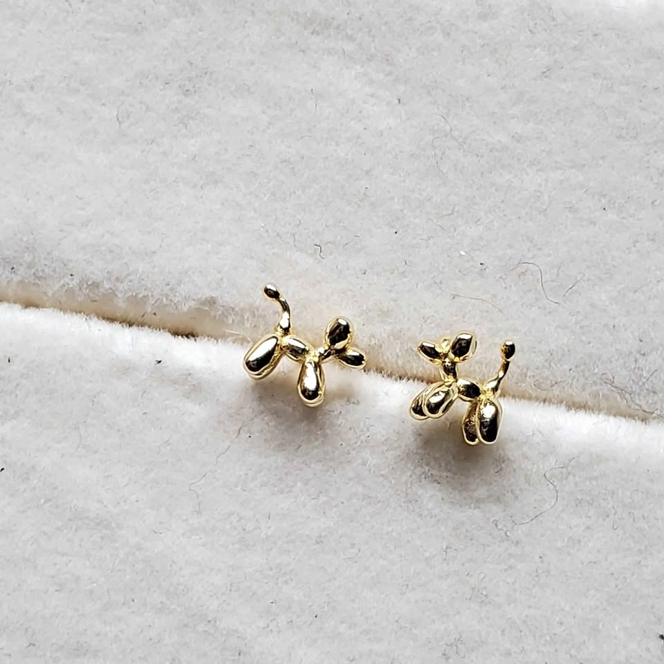 Dog Balloon Stud Earrings