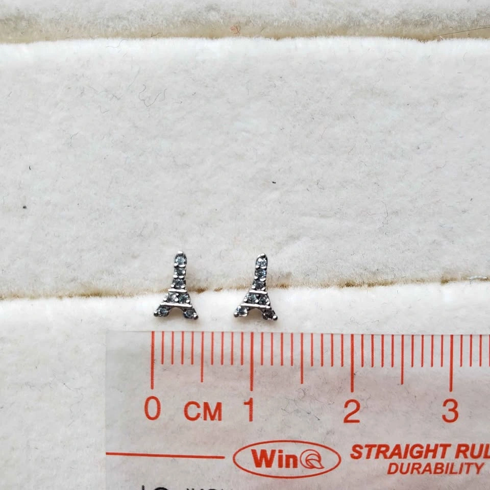 925 Eiffel Tower Stud Earrings - photo 3