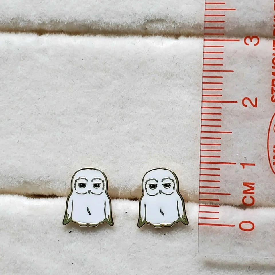 Harry Potter Owl Stud Earrings - photo 2