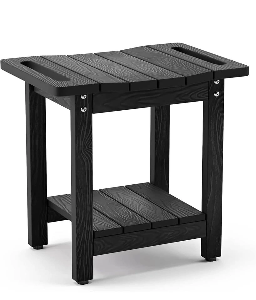 New Shower Chair with Storage Shelf