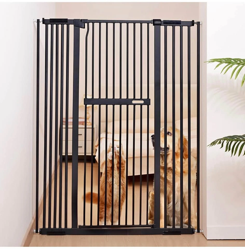 55" Extra Tall Pet Gate - Auto Close, No Drill