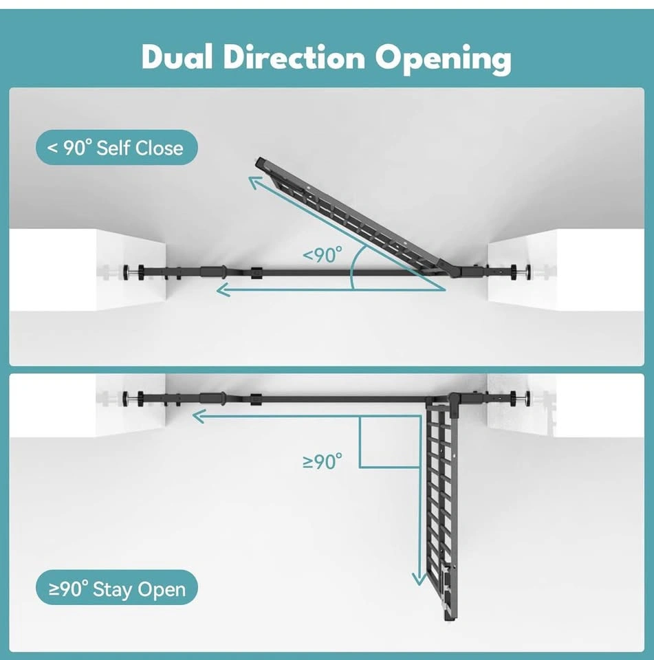 55" Extra Tall Pet Gate - Auto Close, No Drill - photo 5