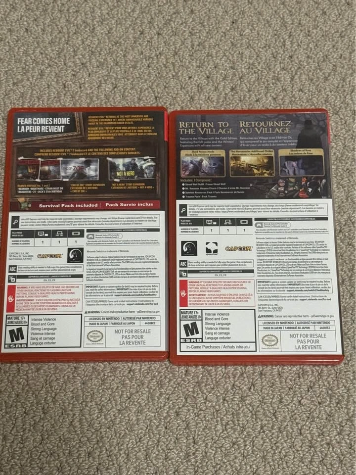 Nintendo Switch 2 Resident Evil Games - photo 4