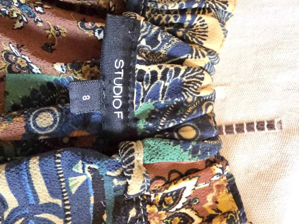 Studio F Printed Dress Medium