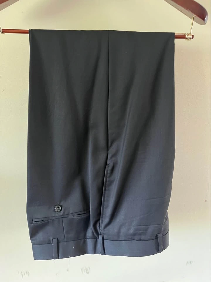 Men’s Black Saks Suit feat. Zegna Wool Cloth: 46R - photo 3