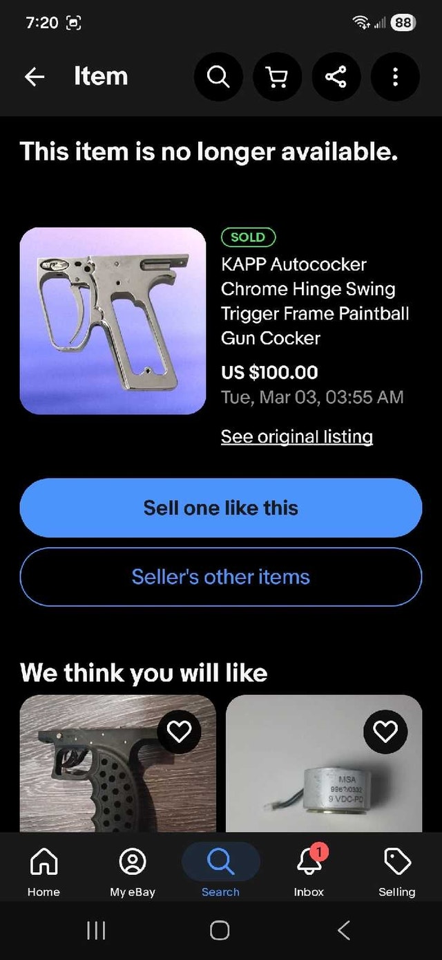 kapp autococker frame chrome - photo 5