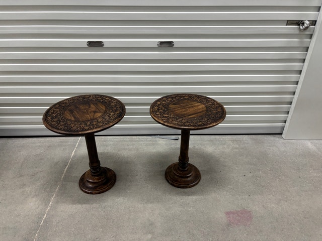 Handmade Wooden Carved Coffee Table