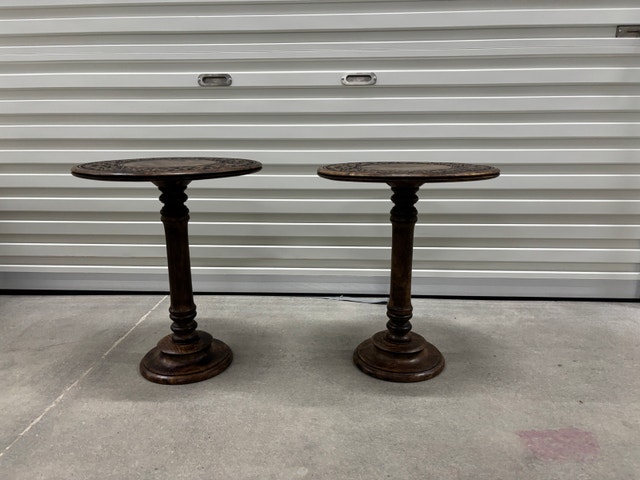 Handmade Wooden Carved Coffee Table - photo 2