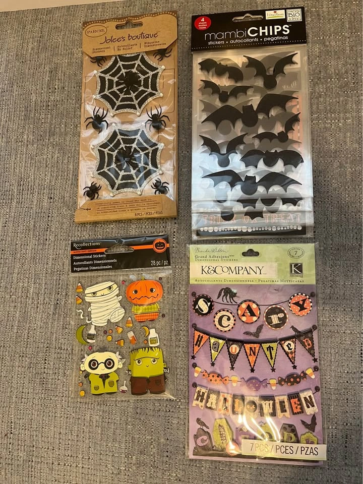 Huge lot of Halloween scrapbooking stickers & embellishments - photo 4