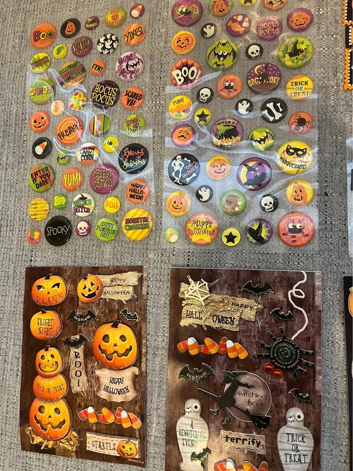 Huge lot of Halloween scrapbooking stickers & embellishments - photo 5