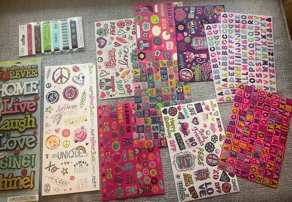 Scrapbooking Stickers & Embellishments - Flowers, Summer Fun - photo 2