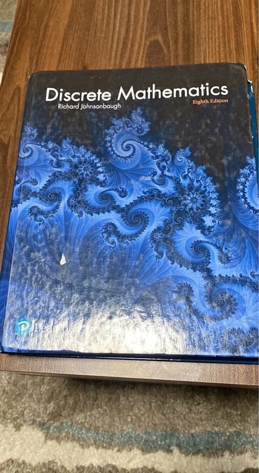 Discrete Mathematics Textbook - Johnsonbaugh, 8th Ed.