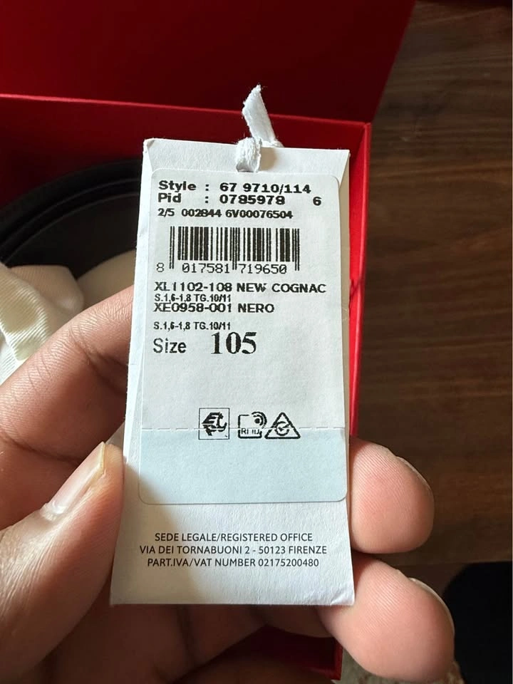 Ferragamo Reversible Gancini Belt Size 105 - photo 4