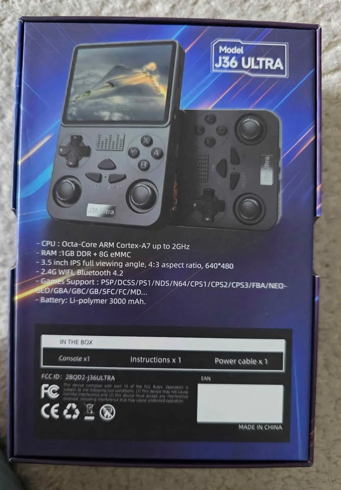 J36 Ultra - 1000+ Games - Nintendo, PlayStation, WI-FI - photo 4