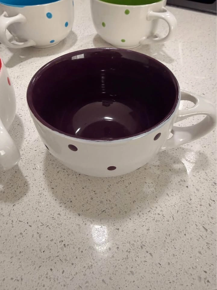 Soup Bowls Set with Matching Spoons - photo 3