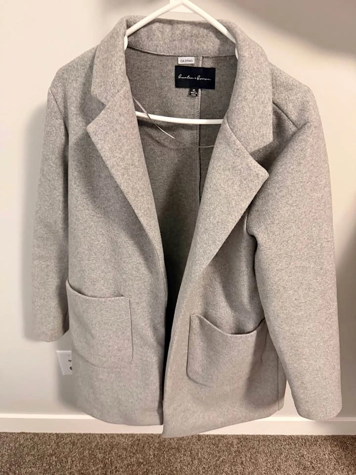 Grey Women’s Blazer Jacket