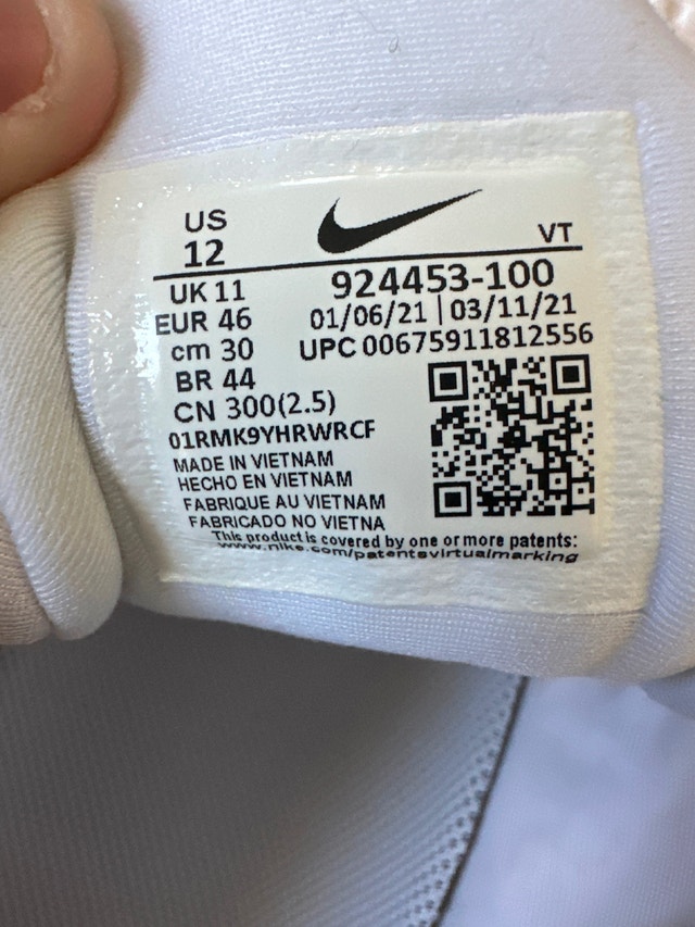 Nike Air VaporMax Plus "White Platinum" (924453-100) - photo 5