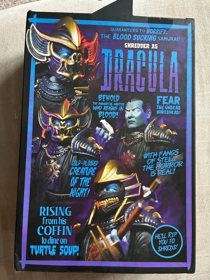 NECA Ultimate Shredder Dracula TMNT Figure - photo 2