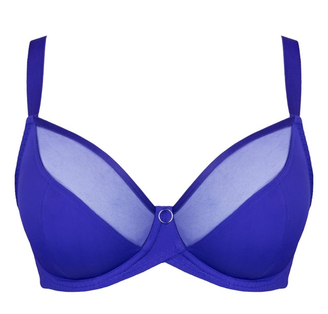 NEW 38J Bra Curvy Kate Daily Balcony Ultraviolet Blue Underwire