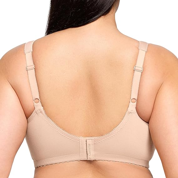 NEW Glamorise 42H Bra Full Figure MagicLift Cotton Wirefree - photo 2